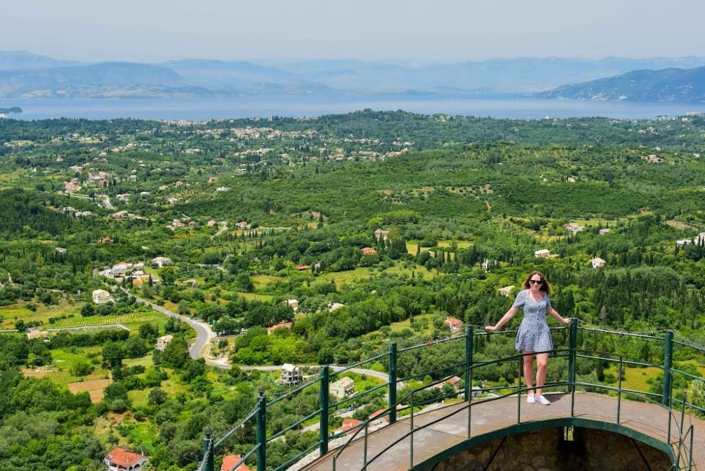 Panoramic viewpoint at Kaiser’s Throne in Pelekas