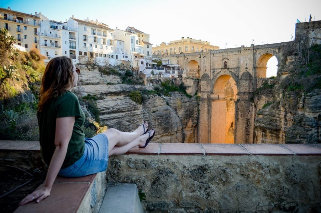 View over Puente Nuevo in Ronda, Spain
