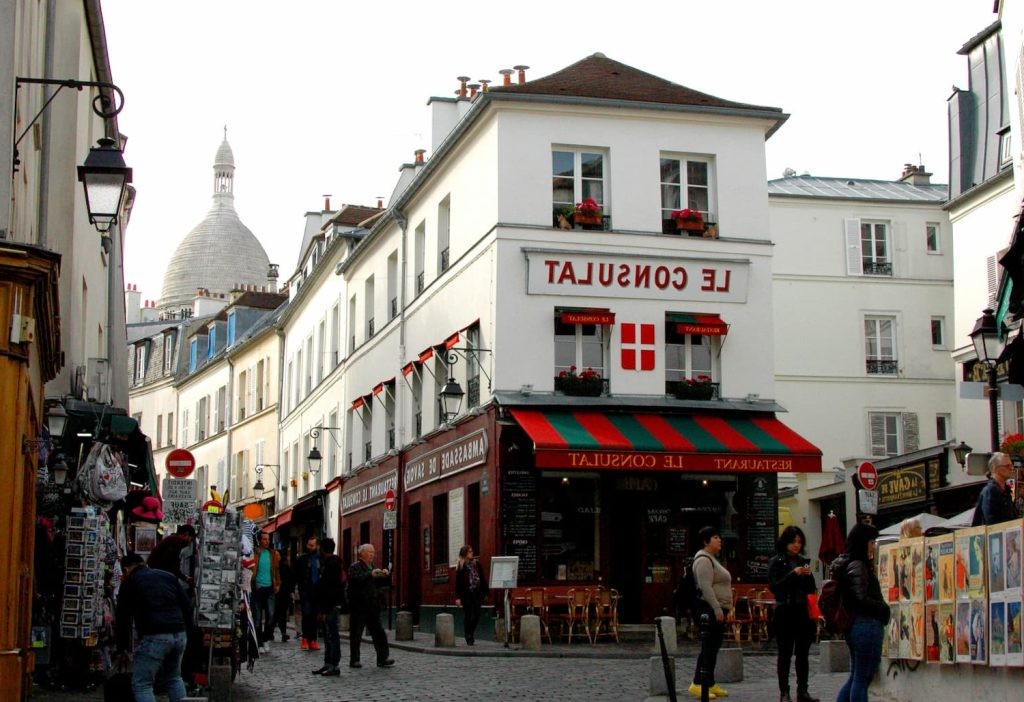 Le Consulat café in Montmartre, Paris