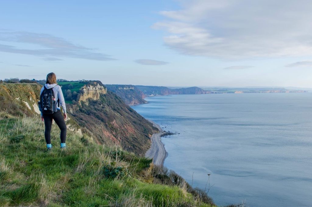 Hiking along the Jurassic Coast in England