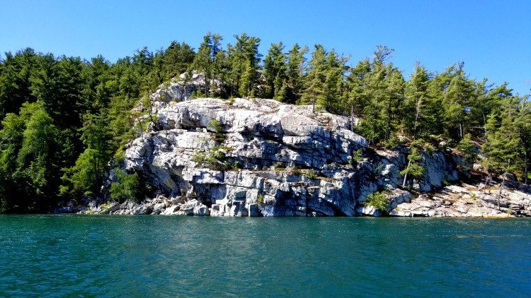 Rocks, trees, and water on Georgian Bay, Ontario