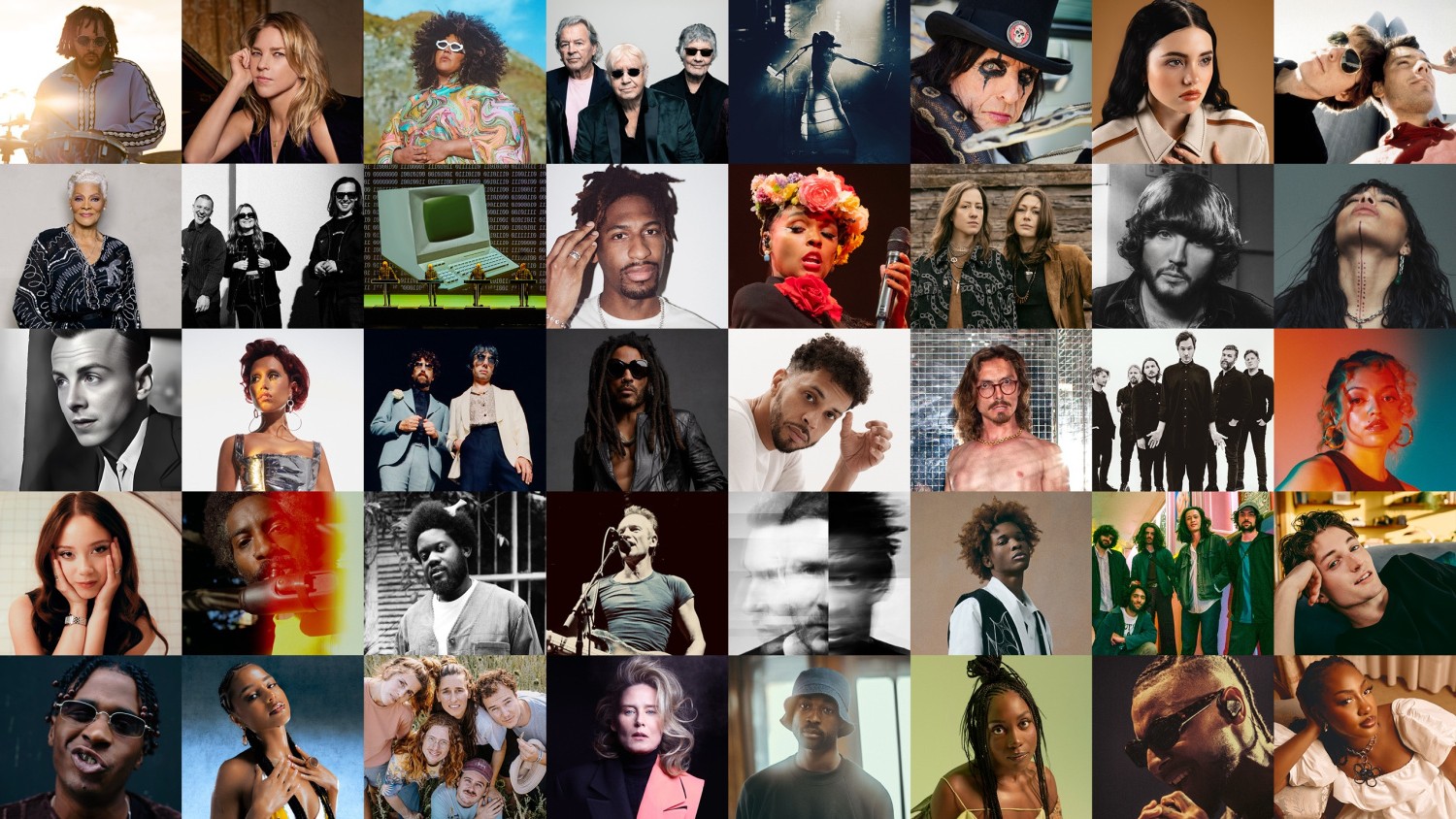 Montreux Jazz Festival collage